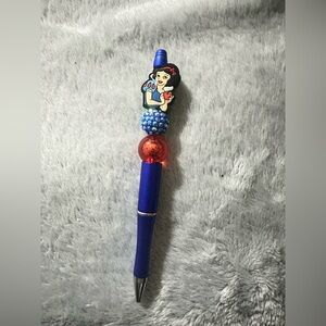 Snow White Decorative Blue Ballpoint Pen